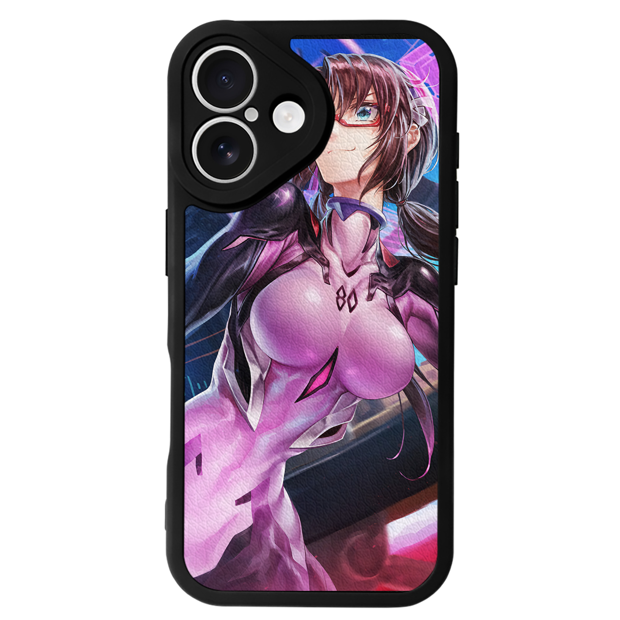 （画像用） EVA 新世紀エヴァンゲリオン 【iPhone 16シリーズ対応】シリコンスマホケース（レザー調） 材質：シリコン